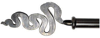 Finial, Squiggle, Large